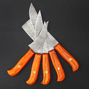 Juego de Cuchillos de Chef de Acero de Damasco Forjado de 5 Piezas, Estilo Nórdico, Hechos a Mano, Ambidiestros, Profesionales, Afilados y Duraderos - Product Image 2