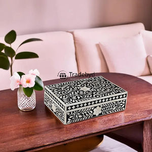 Cajas de joyería con incrustaciones de hueso hechas a mano Tradebyd Caja de regalo para ocasiones festivas especiales - Product Image 2