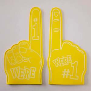 Guantes de Animadora con Gesto de Mano de la Victoria en EVA, Accesorios de Esponja para Eventos Deportivos - Product Image 4