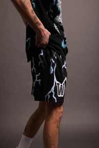 กางเกงขาสั้นผ้าฝ้ายสำหรับผู้ชายกางเกงขาสั้นผ้ายืดหยุ่นสำหรับวิ่งออกกำลังกายแบบ100% - Product Image 5