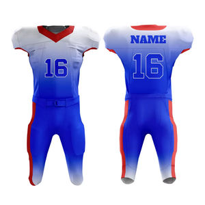 Uniforme de Fútbol Personalizado al por Mayor para Hombre, Transpirable, Talla Grande, Manga Corta, Poliéster, Nombre del Equipo Personalizado - Product Image 3