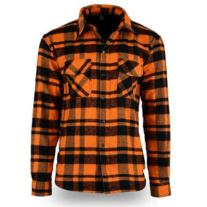 Chemise de sport lourde orange noire avec protection de course de moto grande taille imperméable et respirante pour homme - Product Image 3