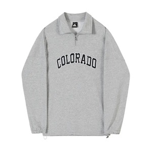High Quality Heavyweight Cotton Terry Winter Hooded <b>Sweatshirts</b> <b>Men</b> Custom Half Zip Breathable Oversized Fit Mock Neck - Product Image 4