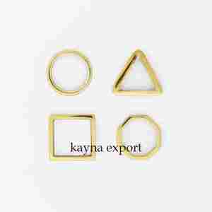 แหวนผ้าเช็ดปากดีไซน์สับปะรดชุบนิกเกิลวัสดุโลหะสำหรับงานเลี้ยงและโรงแรม - Product Image 5