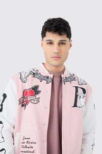 Vestes de baseball décontractées d'hiver 2025, streetwear, pour hommes, logo universitaire sur le devant, personnalisable, haute qualité - Product Image 6