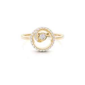 เพชรทรงกลมแบบเต็มขอบและมีง่ามน้ำหนัก0.20กะรัตสัญญาว่าจะปลูกเพชรที่หลากหลายและสมบูรณ์แบบสำหรับการสวมใส่อย่างเป็นทางการ - Product Image 3