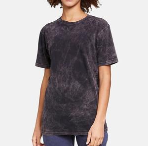 T-shirt 100% coton surdimensionné délavé à l'acide avec manches courtes Streetwear vintage style décontracté T-shirts graphiques avec logo personnalisé unisexe - Product Image 1