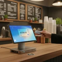 Tableta Android NFC de 12 Pulgadas Softpos con Función de Pago con un Toque para Pedidos en Restaurantes, Tableta POS NFC ODM con Base de Carga