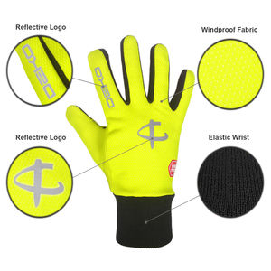 ถุงมือปั่นจักรยานแบบเต็มนิ้วสำหรับฤดูหนาวกันลมหน้าจอสัมผัสกันน้ำคุณสมบัติป้องกันการลื่น - Product Image 4