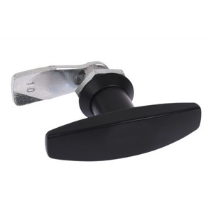 Cam Lock con, mango tipo T, blck Barnizado, sin cilindro, destornillador recto (110-1-2-00-30) - Product Image 1