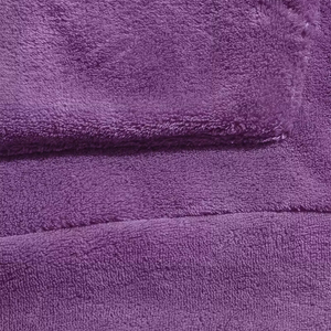 Sweat à capuche en fourrure de service OEM pour hommes Top tendance confortable couleur unie violet pull grande taille sweats à capuche en fourrure - Product Image 5