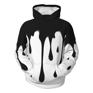 Sweat à capuche d'hiver de haute qualité imprimé personnalisé Design unique pull pour hommes tenue décontracté avec poche respirant Spandex/coton - Product Image 1