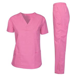Nueva calidad, conjuntos de uniformes médicos para mujeres, cómodos bolsillos, estilo transpirable, estirable, diseñado, conjunto de uniformes médicos para mujeres - Product Image 5