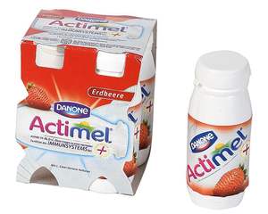 Danone Actimel Dessert Yogourt Multifruit 4x100g-Danone Actimel Lait fermenté aromatisé à la fraise 1.5% 100g - Product Image 3