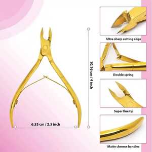 Stainless Steel Curved <b>Nail</b> Nipper Pedicure Manicure Tool Cuticle Trimmer Remover Scissors for Baby and Finger Use - Product Image 3