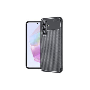 Coque en silicone bleu marine Premium EFFX pour Samsung Galaxy A36 Plus, coque arrière antichoc avec emballage de vente au détail pour téléphone - Product Image 2