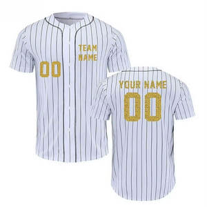 Venta al por mayor personalizado azul béisbol Jersey último diseño hombres Softball uniforme transpirable y técnicas impresas - Product Image 1