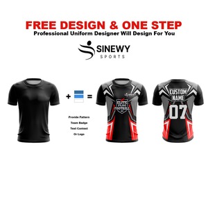 T-shirts sublimés personnalisés à manches courtes et col rond en polyester 100% de qualité supérieure pour hommes OEM vente en gros - Product Image 2