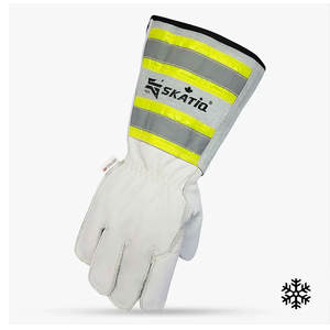 Skatiq Guantes de soldadura de cuero de vaca Premium con 6,25 puños forrados originales para mayor comodidad y protección - Product Image 6