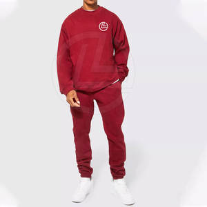 Conjunto de chándal holgado para hombre con sudadera holgada con capucha y pantalones de chándal Ideal para ropa informal diaria, chándal holgado para hombre de ajuste relajado - Product Image 1
