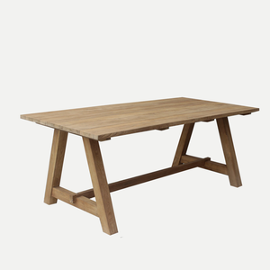Table de salle à manger durable de qualité supérieure en bois de teck pour meubles de maison Hôtels Villas Design de salle à manger haut de gamme - Product Image 2