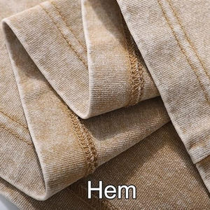 Camiseta en blanco Vintage Mineral para hombre con logotipo personalizado, camisetas de peso pesado Shaka de Color Retro, camiseta de lavado ácido para hombre - Product Image 4