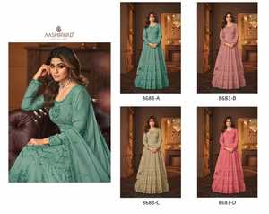 ชุดแต่งงานของชาวปากีสถานผ้าจอร์เจียสังเคราะห์เส้นด้ายหลายเส้นมาใหม่2022ห่วงโซ่การออกแบบที่หรูหรา - Product Image 3