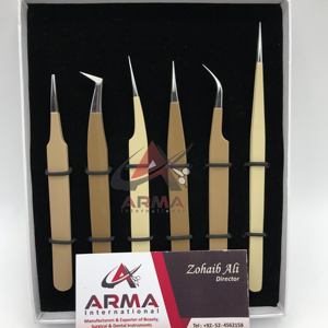 Pinzas para Extensión de Pestañas Personalizadas, Acero Inoxidable con Recubrimiento en Polvo, Agarre Fuerte, Punta Puntiaguda, Logotipo Personalizado - Product Image 6