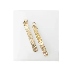 Newest Design Women Brass Earrings Accessories golden gemstone Jewelry Earrings Handmade Design Trendy Best Price
