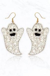 Boucles d'oreilles citrouille faites à la main avec perles de rocaille broderie perles diamants Halloween accessoire festif pour les cadeaux - Product Image 4