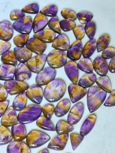 Cabujón de ametrino Natural de grado AAA, pulido a mano de alta calidad, piedras preciosas sueltas, mezcla de formas, tamaños personalizados, precio al por mayor - Product Image 3