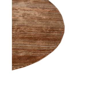 Alfombra Caliedo a Rayas, Hecha a Mano con Lana y Viscosa, Roja y Naranja, Tra-15014, para Uso Doméstico - Product Image 4