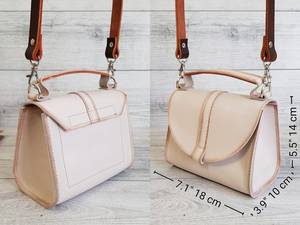 Bolso de mujer de cuero genuino tejido a mano, bolso de maquillaje de una caja simple y de moda de un hombro, bolso de maquillaje de mujer de cuero genuino 2017 - Product Image 2