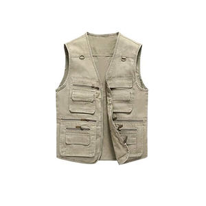 2025 hommes meilleur gilet de travail de haute qualité poches 5 dimensions vêtements de travail durables pour l'escalade pêche randonnée Camping cargaison en plein air - Product Image 3