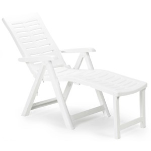 Divano Pieghevole Arizona, 109x60x108 Cm, Bianco - Product Image 1