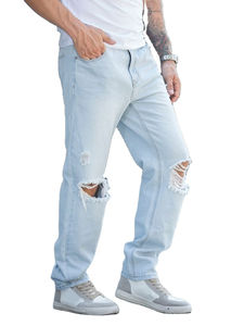 กางเกงยีนส์ทรงหลวมสไตล์วินเทจทรงหลวมระบายอากาศได้ดีสำหรับโรงงานฤดูหนาว - Product Image 5