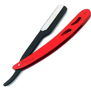 Rasoir pliant en acier inoxydable, rasoir à lame droite en acier inoxydable allemand avec votre propre nom de marque - Product Image 1