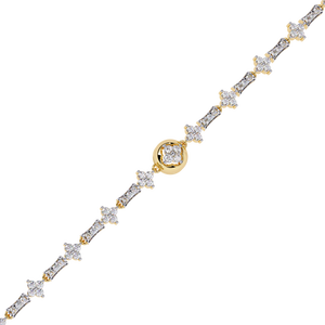Fabulous Lab Grown Diamond Bracelet 18K <b>Gold</b> Elegant <b>Bangles</b> for Women - Product Image 3