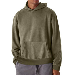 Sudadera gráfica con estampado personalizado de gran tamaño para hombre, sudadera vintage con cuello redondo y lavado ácido - Product Image 4