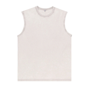 Custom 100% Cotton <b>Men</b> <b>Gym</b> <b>Vest</b> <b>Men's</b> Tank Tops Trending Products Sleeveless tank Top <b>Men</b> Workout Tank Tops - Product Image 2