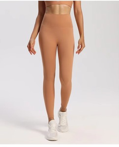 Yoga Pants <b>Leggings</b> for Women High Quality Activewear Workout Elastic High Waist Custom Solid Plain Stretchable Women <b>Leggings</b> - Product Image 2