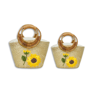 PRODUIT TOP Beach Bliss: le sac de paille et de jacinthe d'eau parfait pour vous avec un bon prix d'exportation du Vietnam - Product Image 1