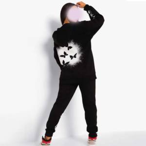 Venta caliente de moda al por mayor Otoño Invierno señoras ropa deportiva conjuntos chándal de talla grande transpirable señoras trajes para niñas - Product Image 3