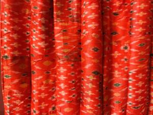 Fait à la main indien Vintage Boho Hippie rideaux décoratifs pour ferme chambre porte fenêtre soie Sari tissu Patchwork coton pour - Product Image 6