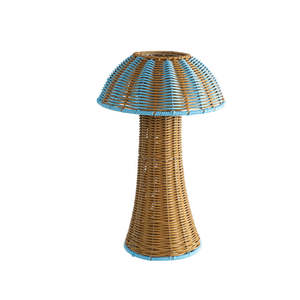 Fashion Design PE Rattan Handwoven <b>Woven</b> <b>Baskets</b> Cute Mushroom Shape - Product Image 4