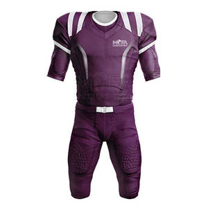 ชุดเสื้อฟุตบอลอเมริกัน100% ชุดเสื้อฟุตบอลโพลีเอสเตอร์ระบายอากาศได้ดีชุดเสื้อฟุตบอล - Product Image 1