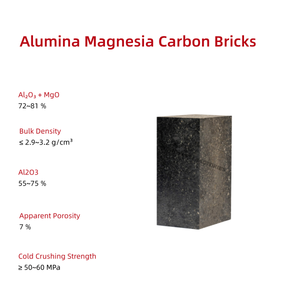 Ladrillo de Carbono de Alúmina y Magnesia Resistente a la Abrasión y a la Escoria, Ladrillo <span class=keywords><strong>AMC</strong></span> Resistente a la Erosión - Product Image 5