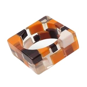 Nouvelle tendance en gros vente chaude bracelet jonc en alliage de cuivre transparent manchette ouverte forme de coeur style classique mode de mariage - Product Image 5