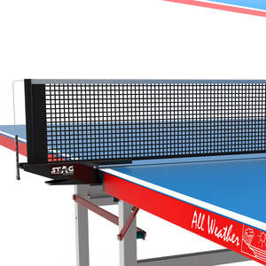Mesa de Tenis de Mesa Profesional de Tamaño Completo Stag Iconic, Resistente a la Intemperie, Móvil, Material MDF de 25 mm, Plegable, Certificada por la ITTF, Moderna - Product Image 4