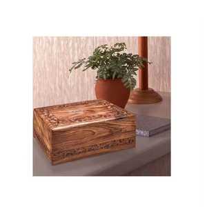 Premium Mangowood Handcrafted Floral Carved Wooden Keepsake <b>Box</b> Exquisite Oval <b>Wedding</b> Storage for Precious <b>Memories</b> - Product Image 5